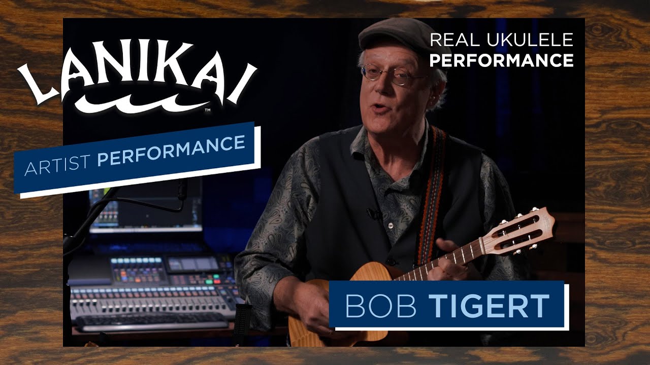 Bob Tigert Flame Maple 5-String Ukulele Performance - "Making Sure That Mountain Don't Move"