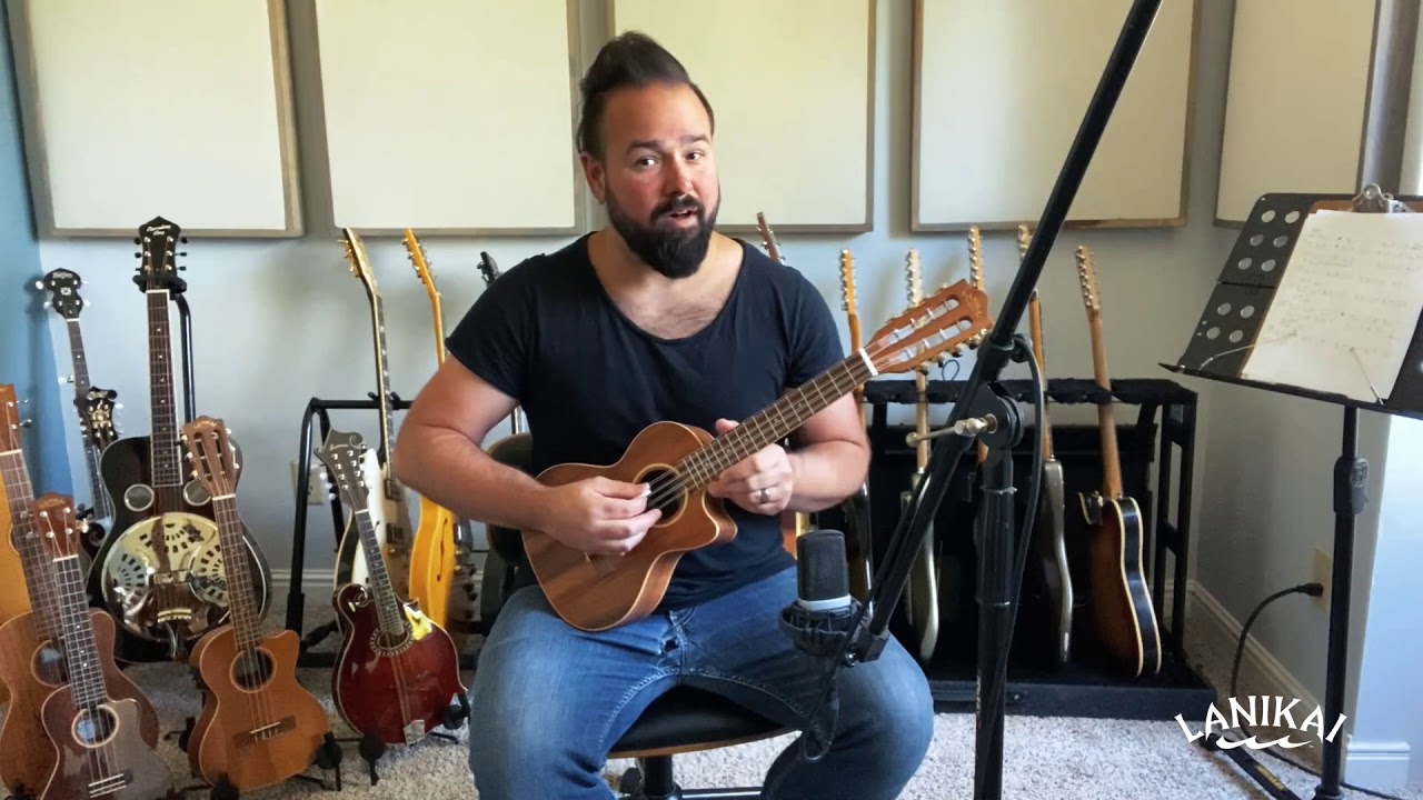 Acacia Solid Top 8-String Ukulele Demo - Brandon Bagby