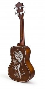LUSJ Sailor Jerry Concert Ukulele back