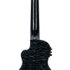 Quilted Maple Black Stain Concert A/E Ukulele - Image 2
