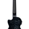Quilted Maple Black Stain Tenor A/E Ukulele - Image 2